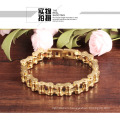 New Fashion Simple Bracelets Vintage Gold Handmade Chain Stainless Steel Leather Men Bracelet